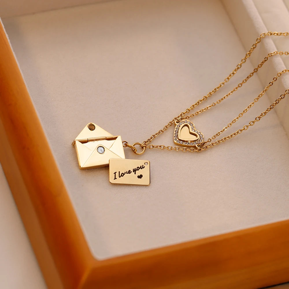 "Love Letter" Necklace Gift Set