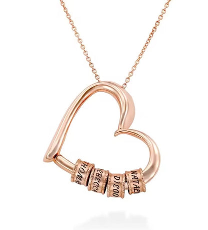 Engraved Heart Pendant with Custom Name